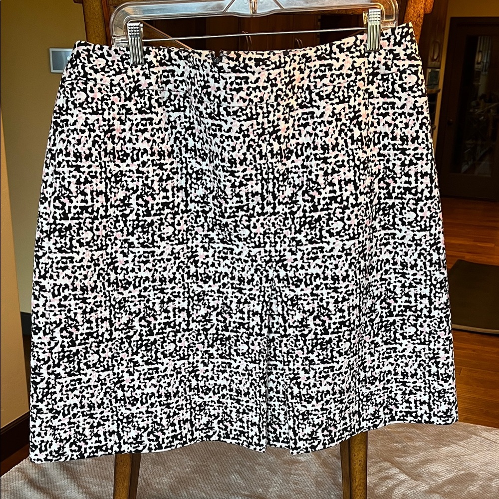 Stylish Black, Pink and White Women's A-Line Skirt